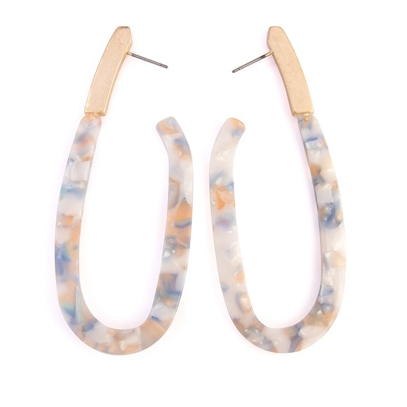 Chic by the Beach Jewelry - 🌞SUMMER SALE🌞 Marble acetate earrings